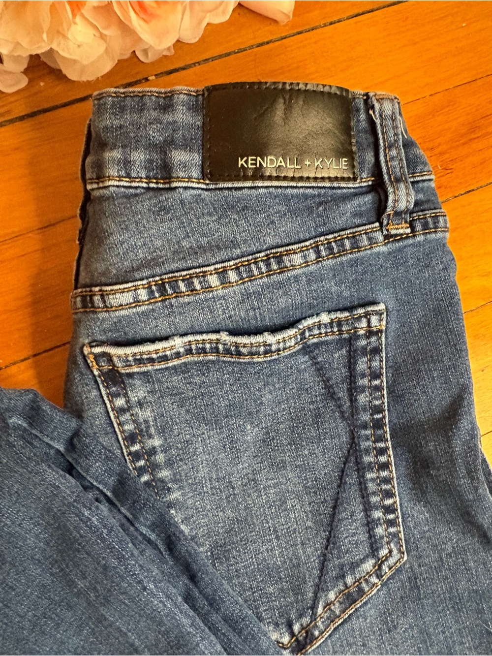 Kendall & Kylie Blue High-Rise Women's Jeans
